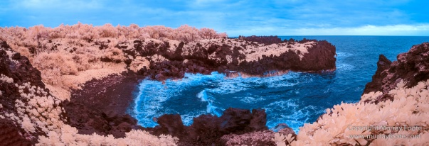 Hana, Hawaii, Infrared, Landscape, Maui, Photography, seascape, Travel, Waianapanapa Black Sand Beach