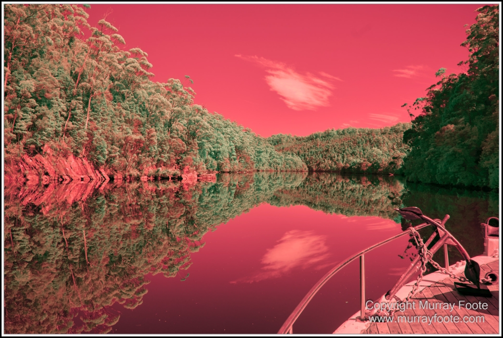 Infrared, Landscape, Nature, Photography, Pieman Heads, Pieman River, Pieman River Cruise, Reflections, Tasmania, Travel, Wilderness
